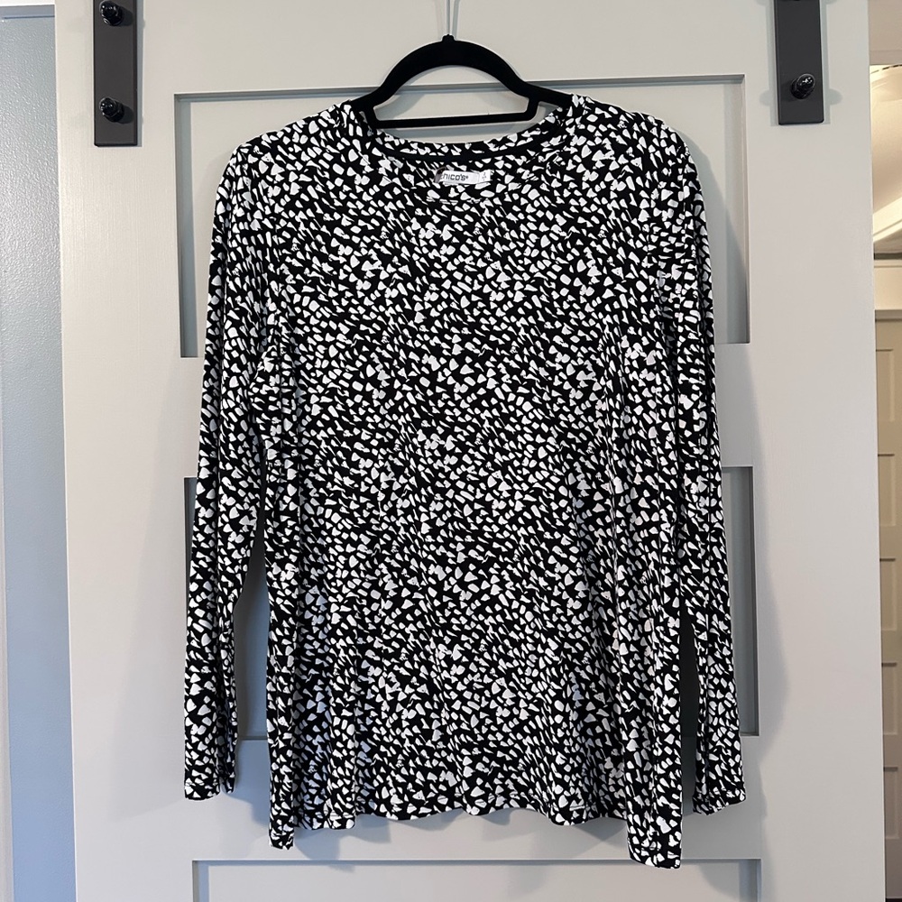 Chico’s Long Sleeve Patterned Top
